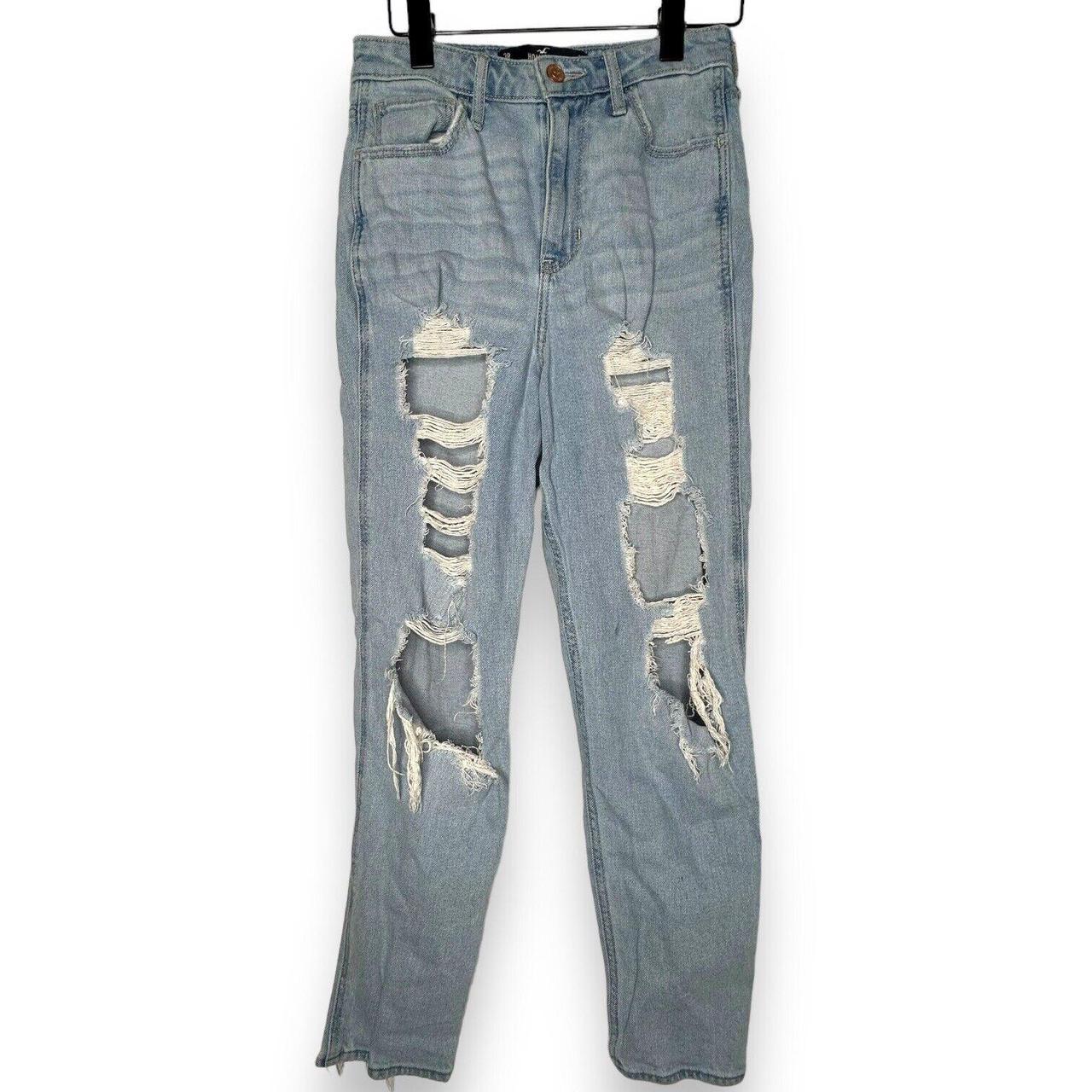 Hollister destroyed jeans on sale