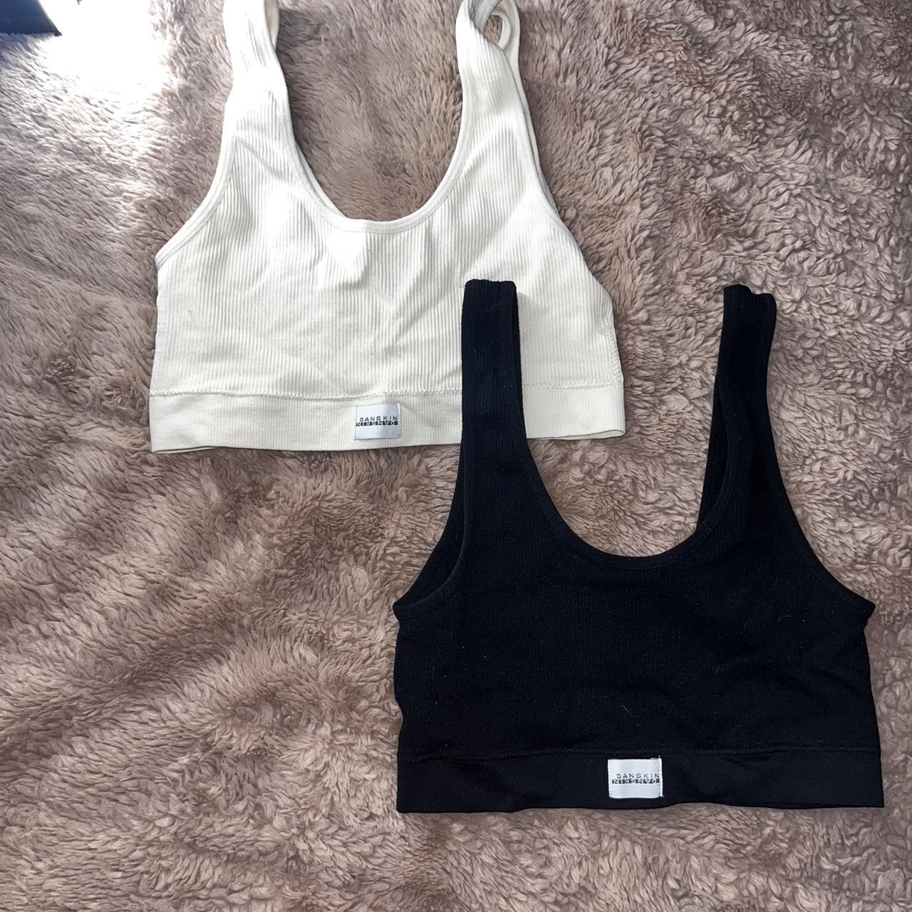 Danskin Cotton bralette (SET OF 2) Size S (but fits... - Depop