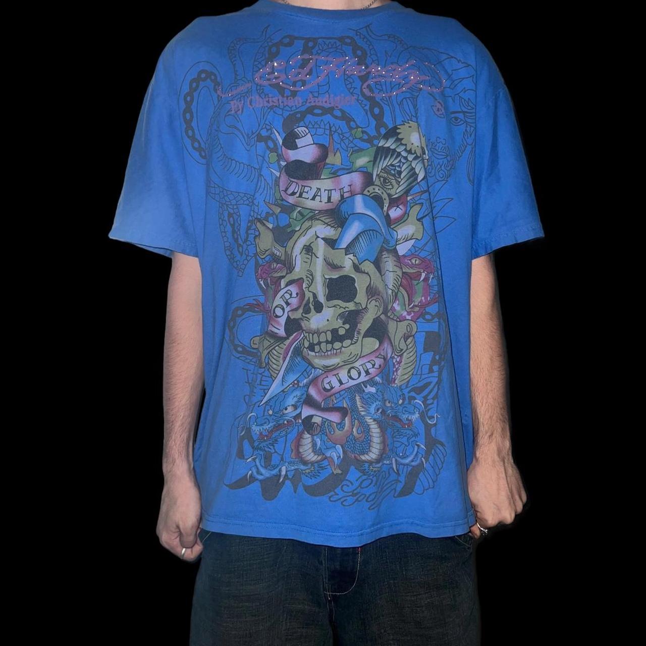 rare cyber y2k graphic t-shirt