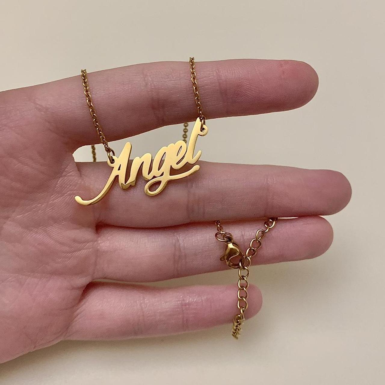 Gold angel chain necklace! 👼 Very cute accessory ✨