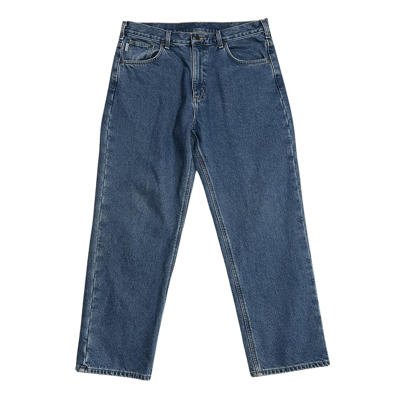 Carhartt fleece lined carpenter pants 📏Size 36 x... - Depop