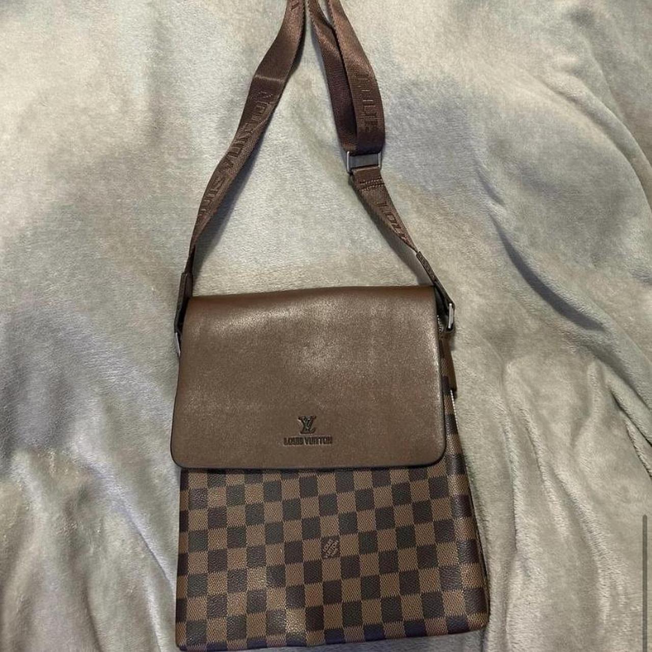 Louis Vuitton man bag, minor marks on the straps,... Depop