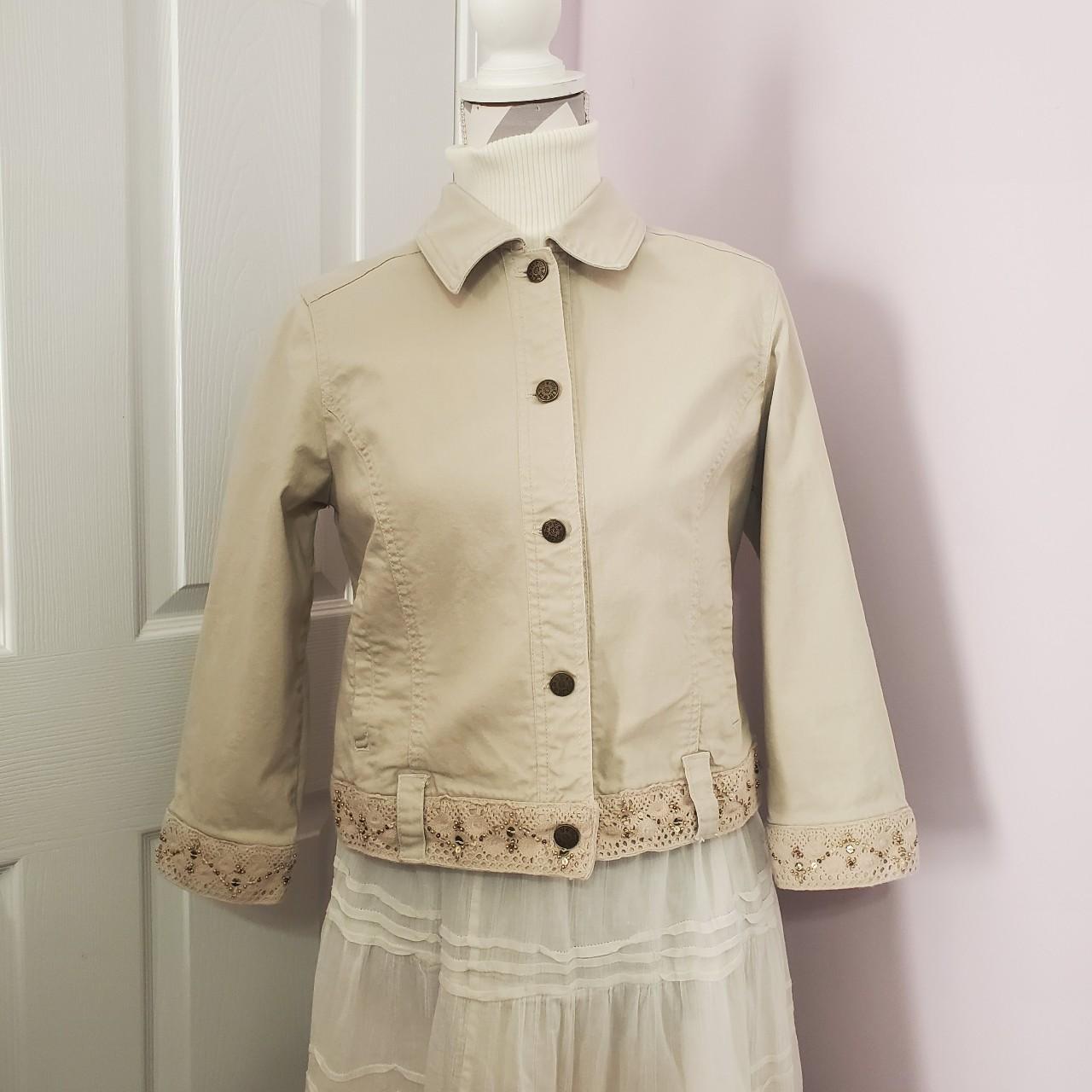 Ruby Rd. Women's Jacket - Cream/Tan - M – Ruby Rd… - image 2