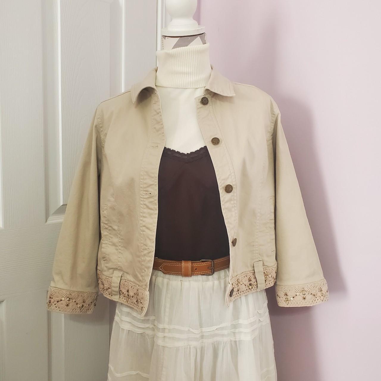 Ruby Rd. Women's Jacket - Cream/Tan - M – Ruby Rd… - image 1