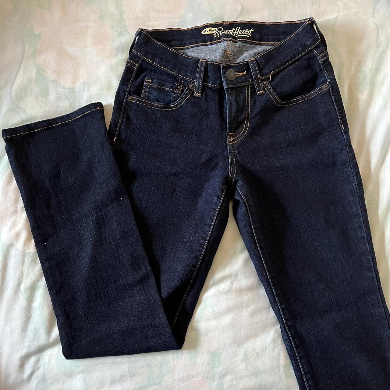 Old Navy Women's Navy and Blue Jeans | Depop