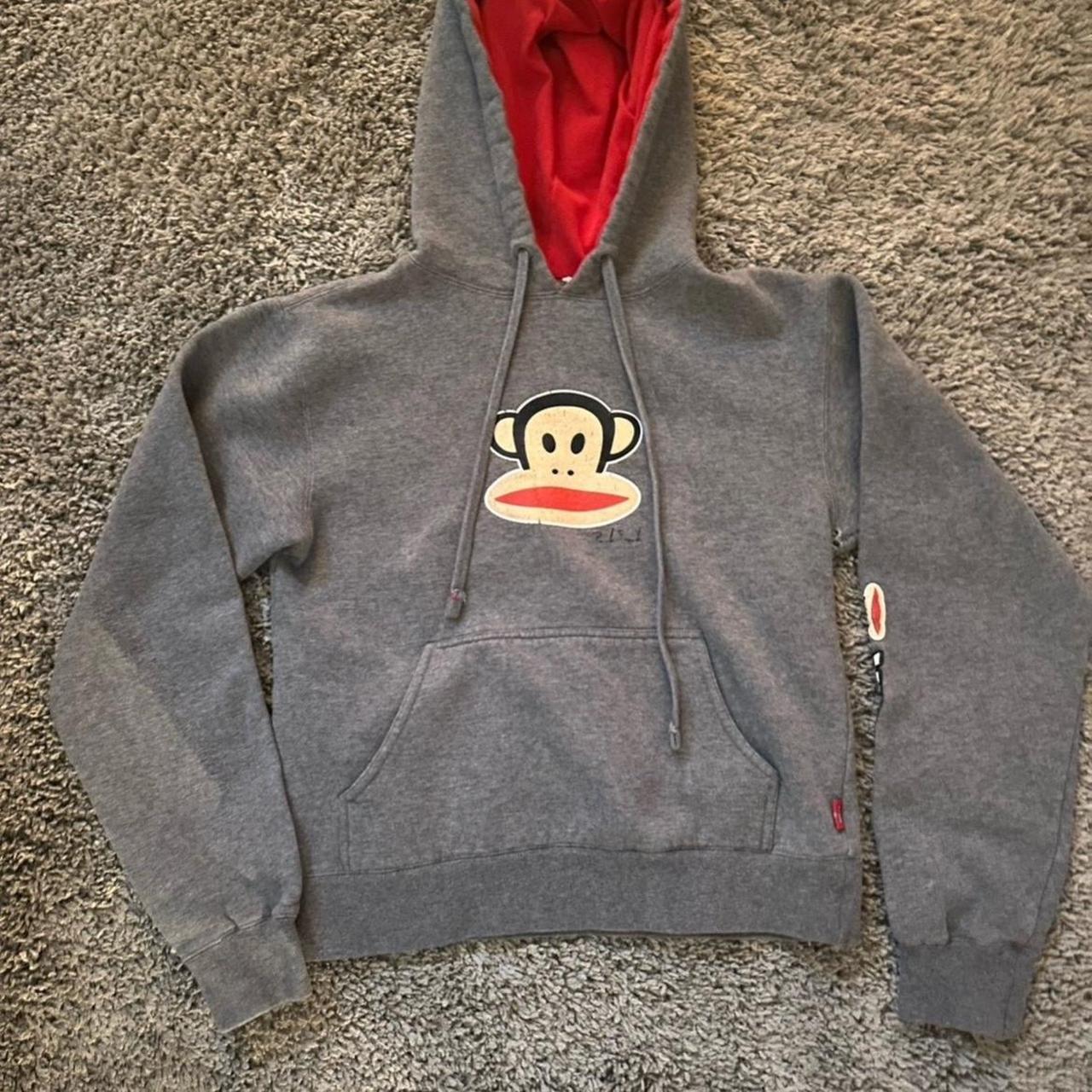 Okay condition, kids Paul frank hoodie in gray Depop