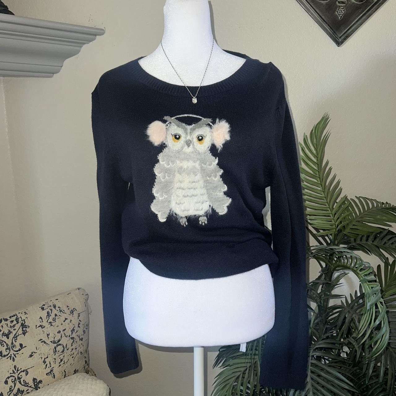 Adorable Kate Spade Wool Blend cheapest Owl Sweater