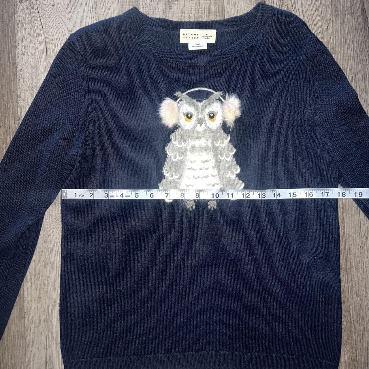 Adorable Kate Spade Wool Blend cheapest Owl Sweater