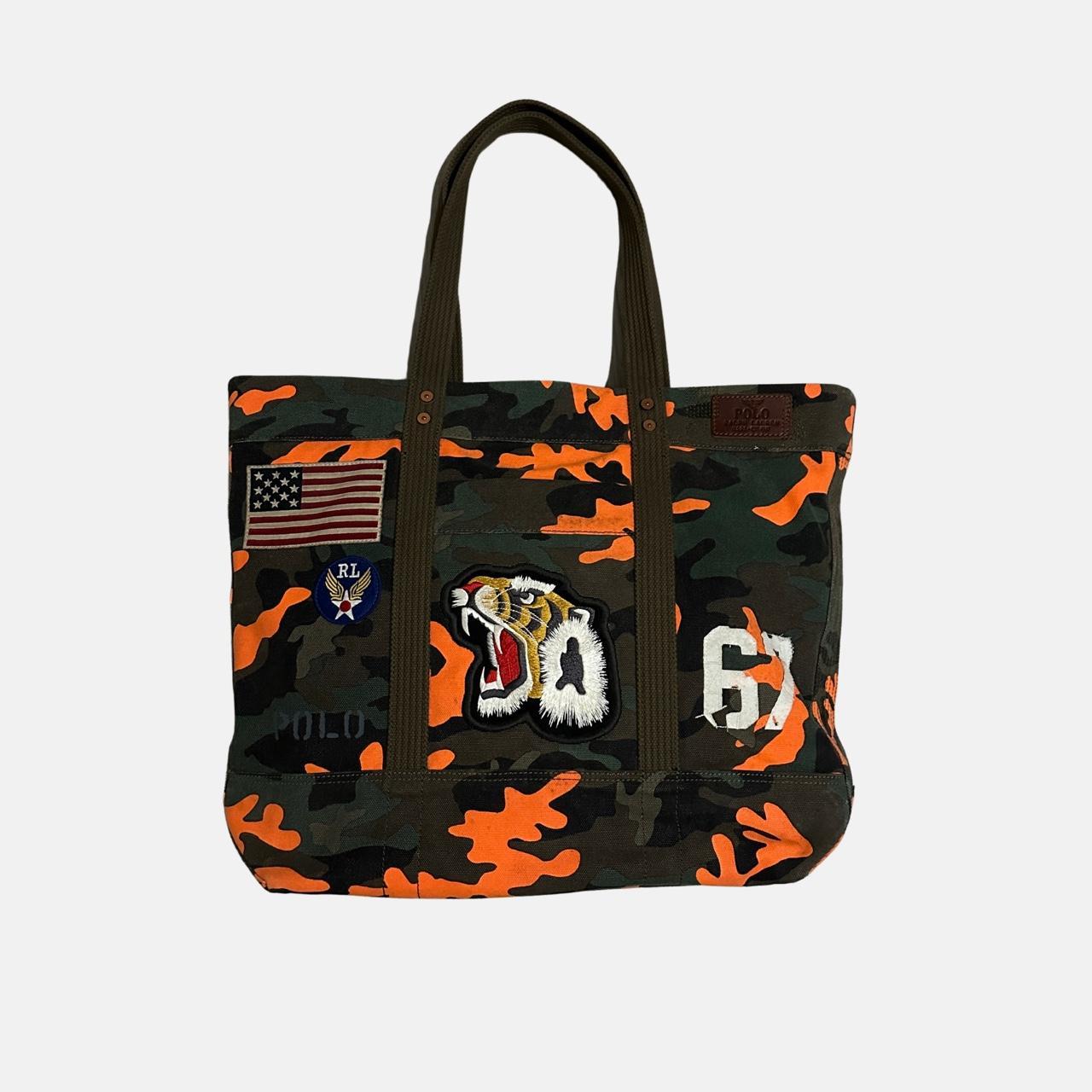 Ralph lauren discount camo tote bag