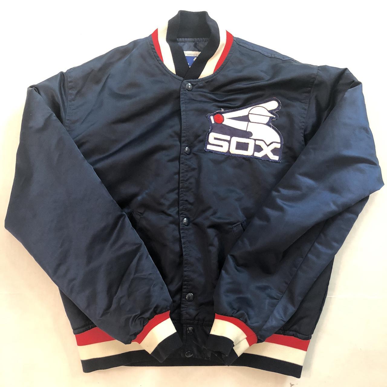 Vintage Starter Chicago White Sox windbreaker jacket - Depop