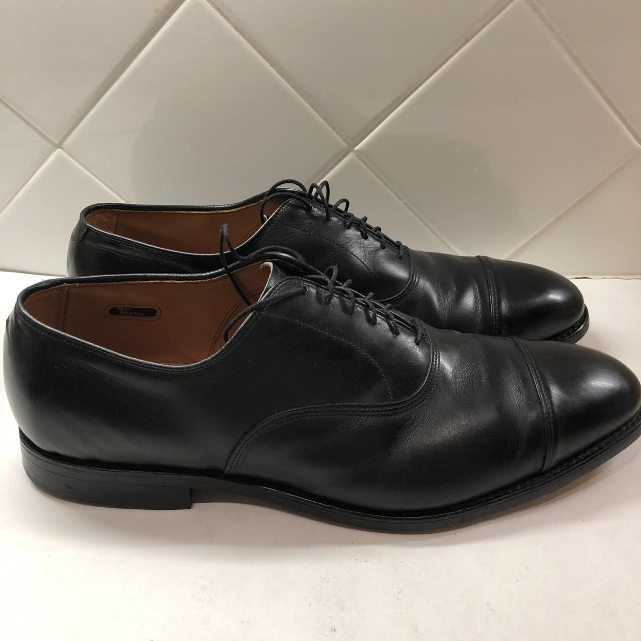 Allen Edmonds Park Avenue 5615 Cap Toe Oxfords Black... - Depop