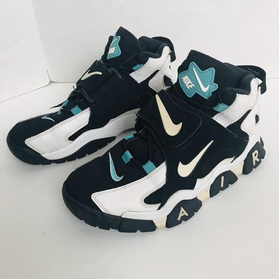 Nike air barrage mid black hot sale white cabana