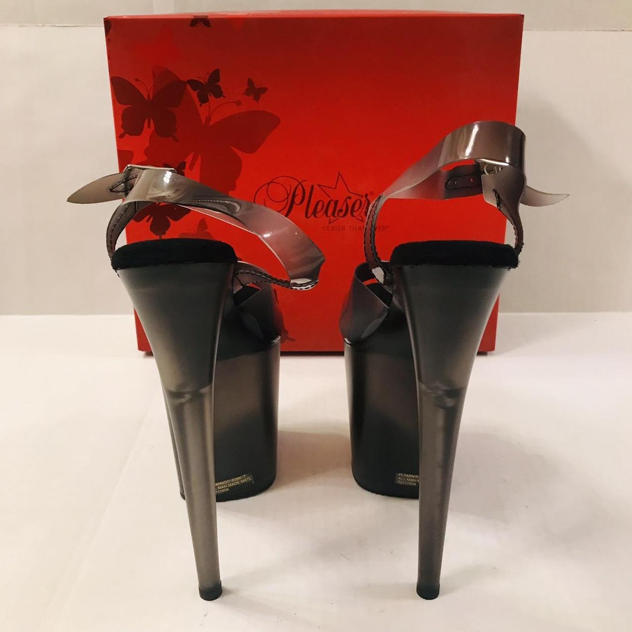 NIB PLEASER FLAMINGO-808N-T BLACK GRADIENT TPU/ | Depop
