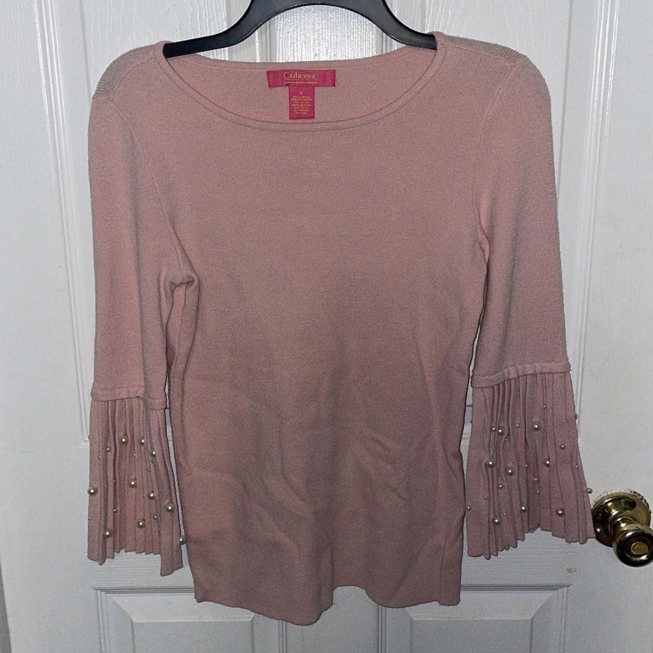 Catherine's Women's Pink and White Jumper