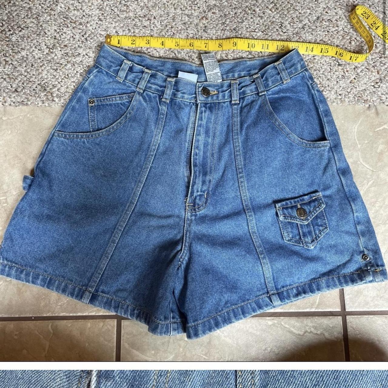 No Boundaries cargo denim shorts size juniors... - Depop