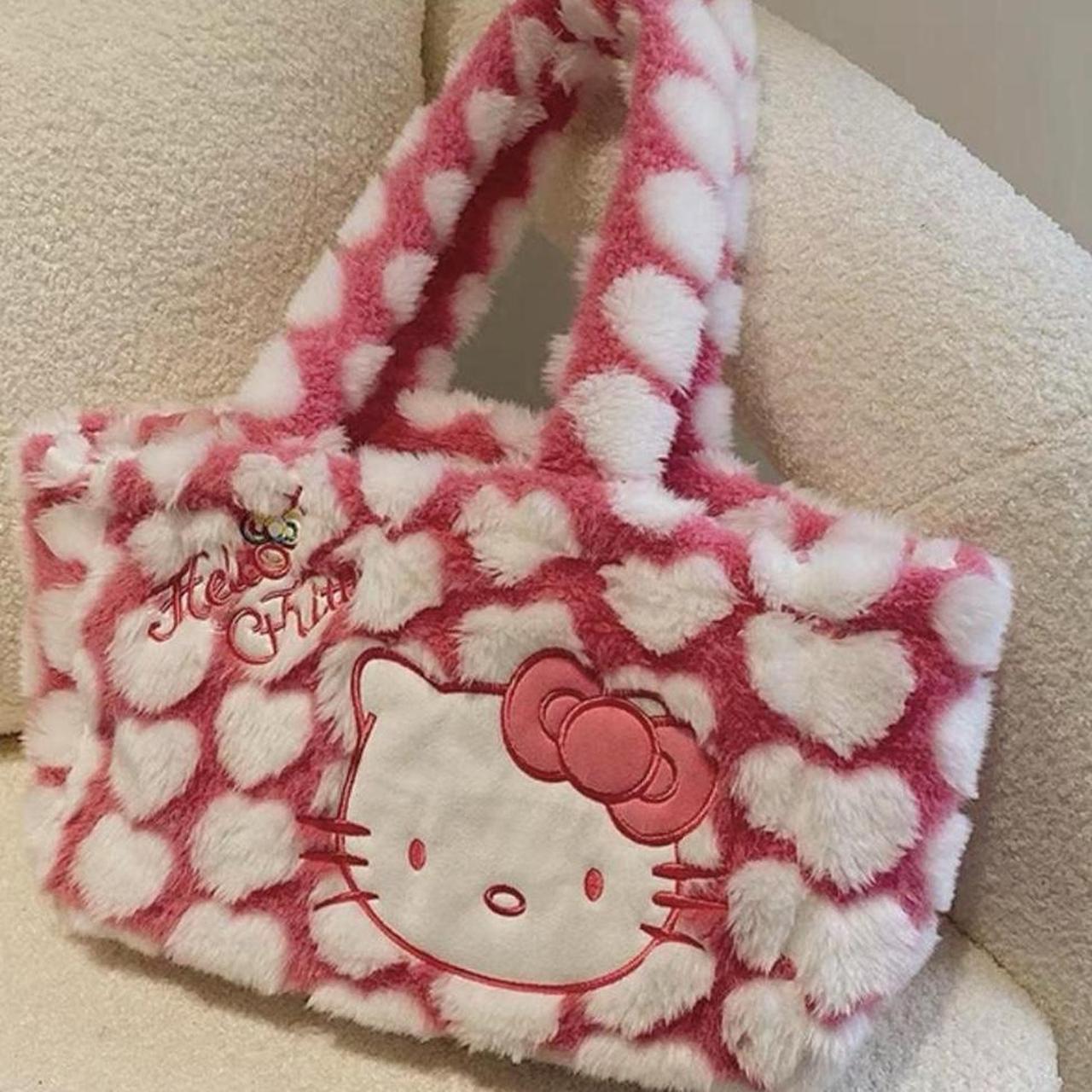 Faux Fur Hello Kitty Shoulder Bag