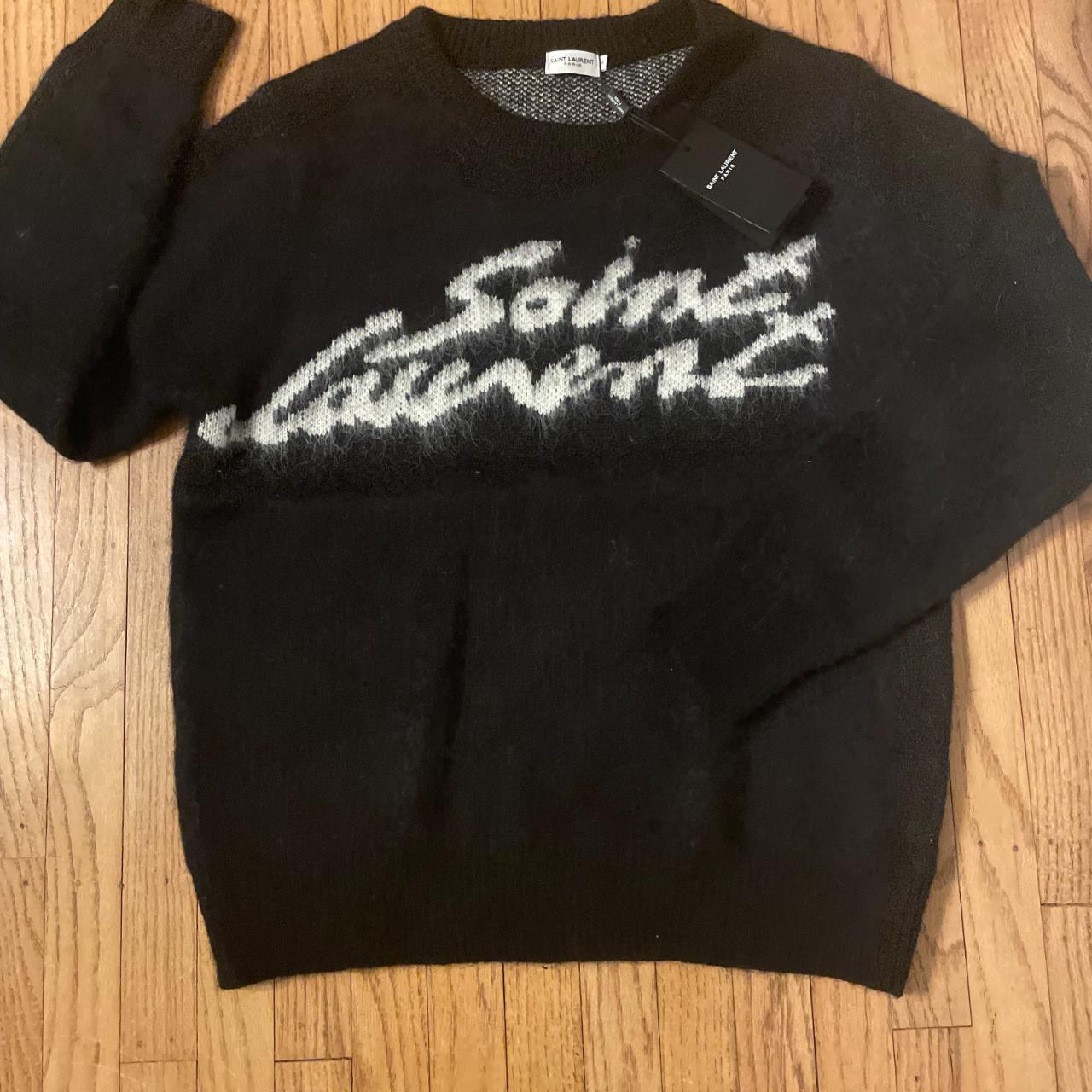 black knitted sweater men size L #luxuryknits | Depop