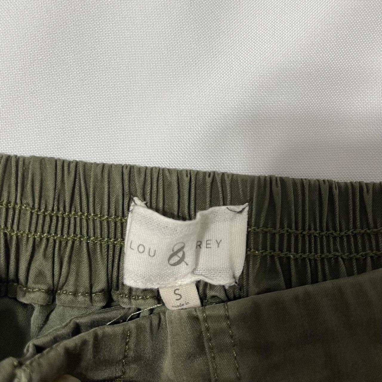 Lou & Grey green linen pocket pants Straight leg - Depop