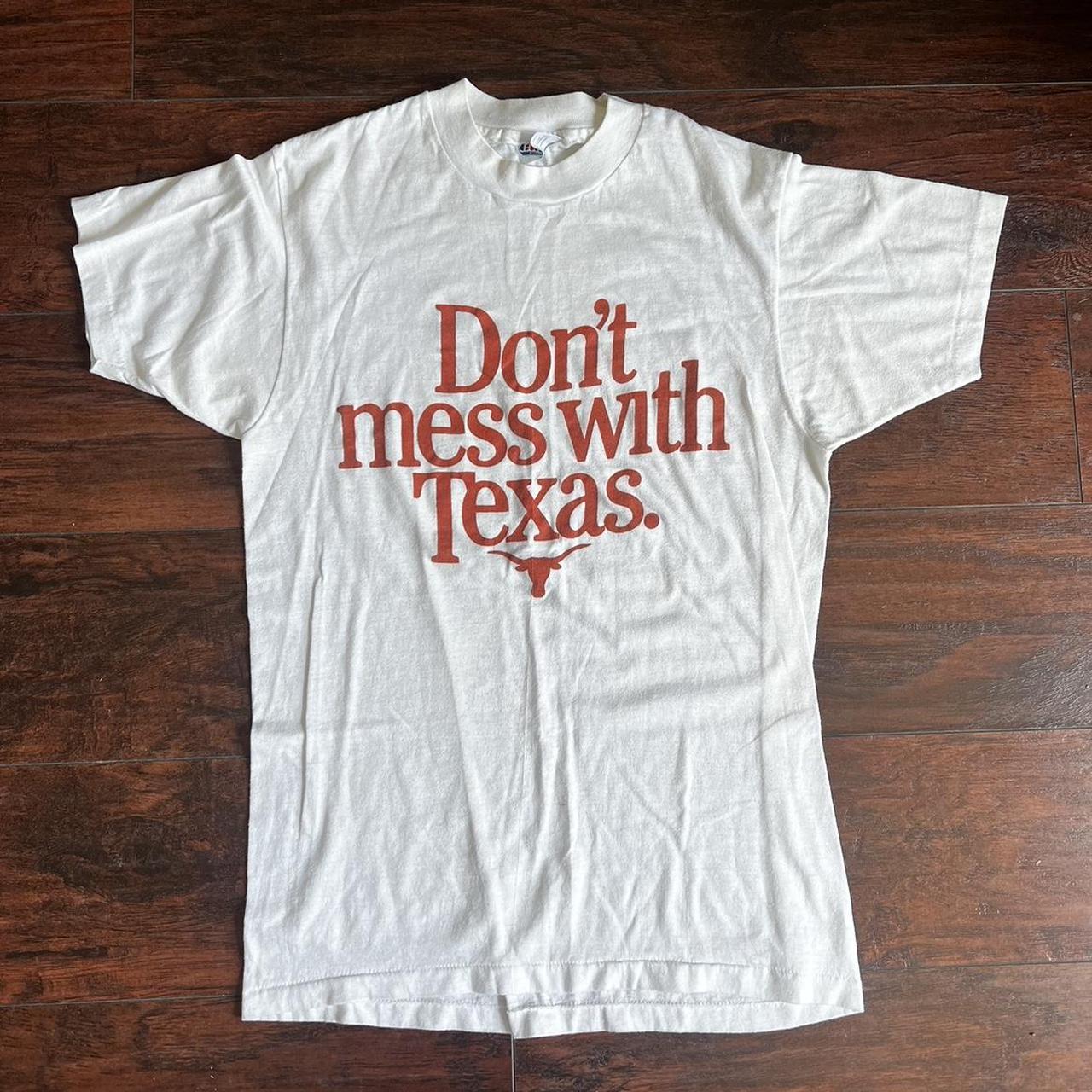 Hanes Texas tee dont mess with texas texas longhorn... - Depop