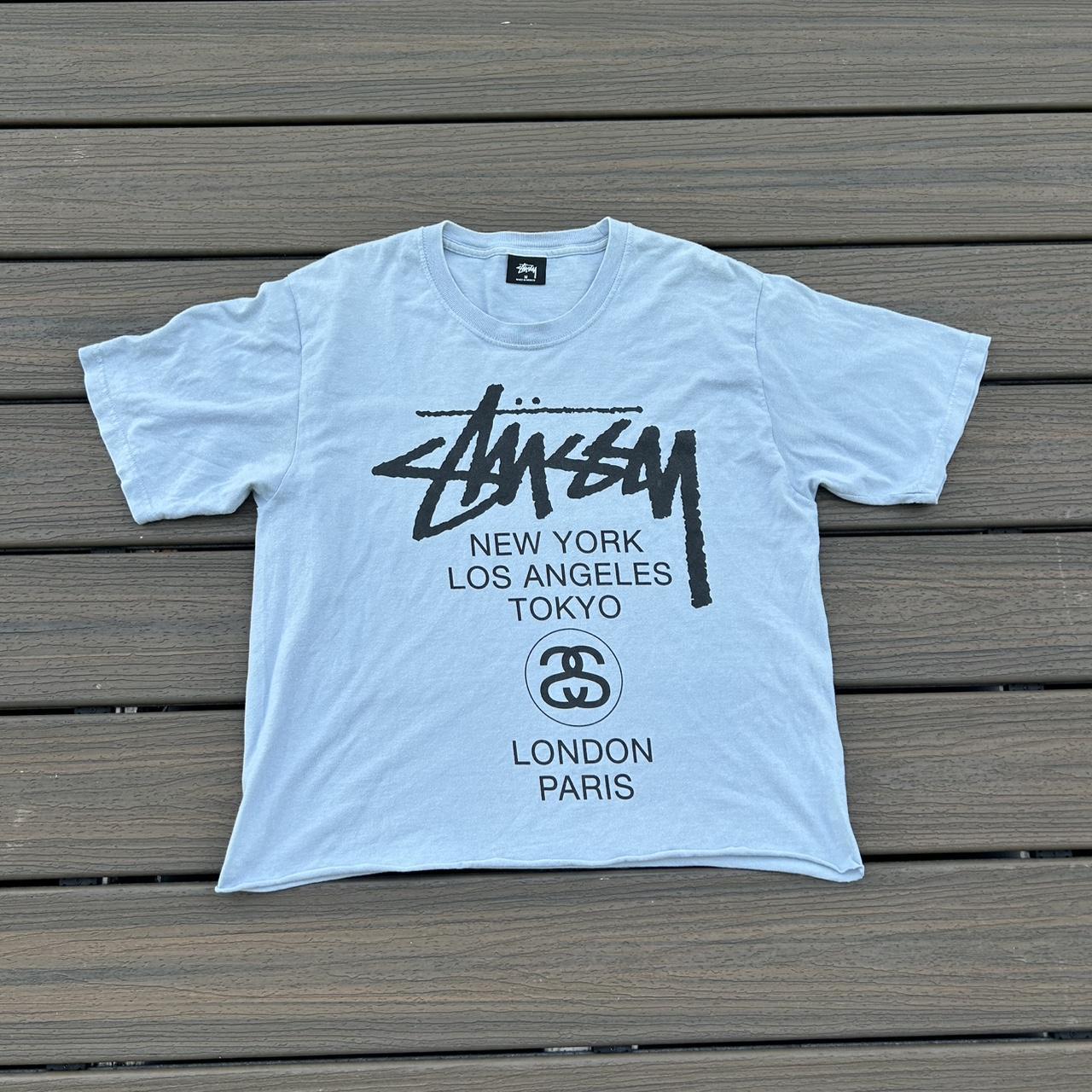Stussy crop-top - Depop