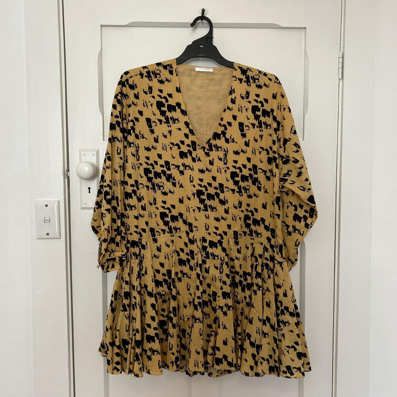 Anine Bing Peyton Dress in Leopard Print. Hardly. Depop