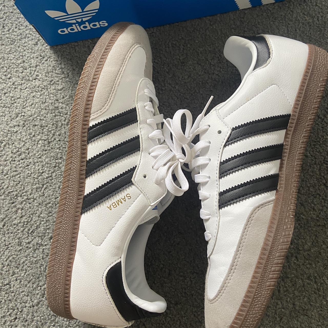 Adidas OG Samba White Size: Men’s US 9.5/ UK... - Depop