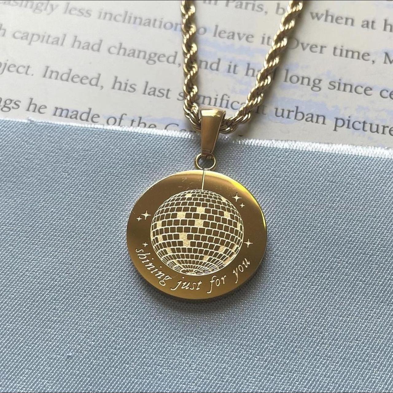 Mirrorball Necklace in Gold – Zakoia