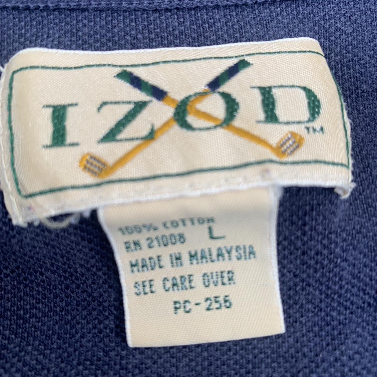 Vintage Izod Striped Polo Size M Great Condition... - Depop