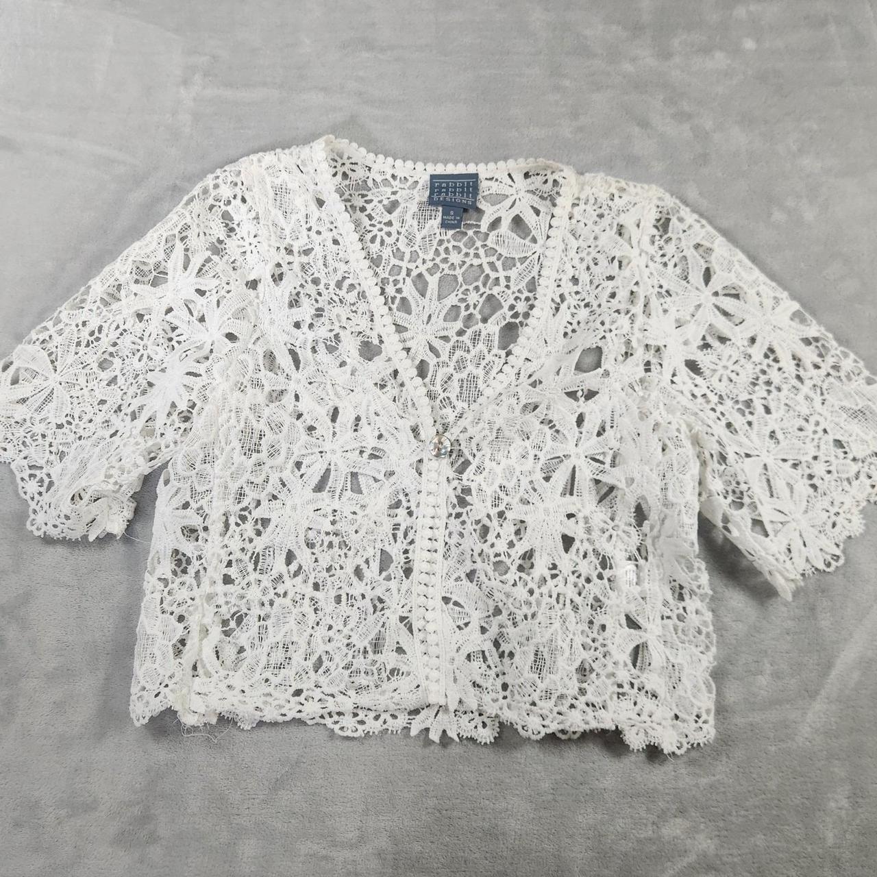 Rabbit Women's Jacket - White - S – Rabbit Rabbit… - image 1