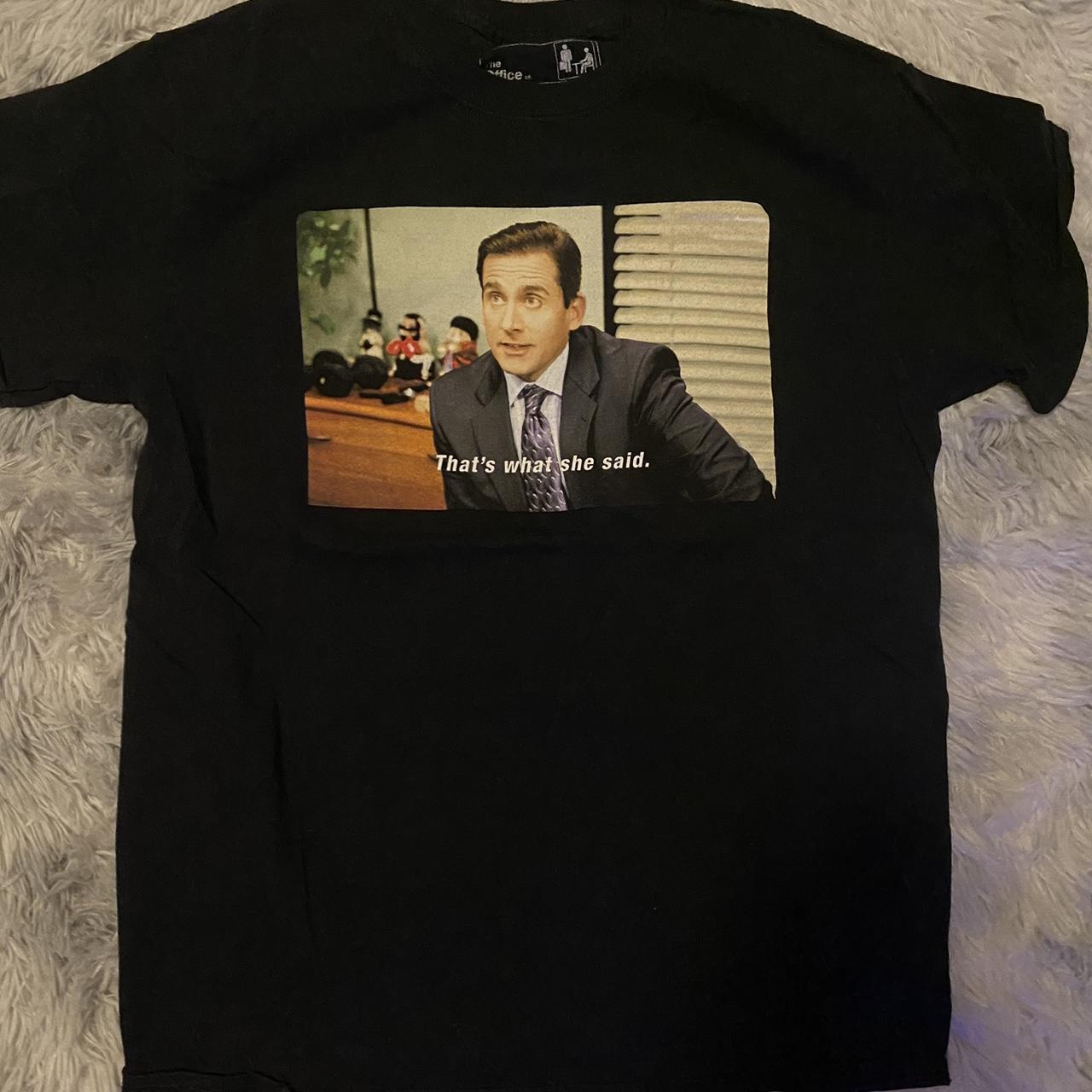 Office Men's Black T-shirt