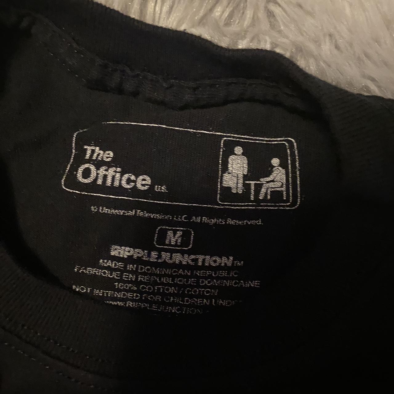 Office Men's Black T-shirt (3)