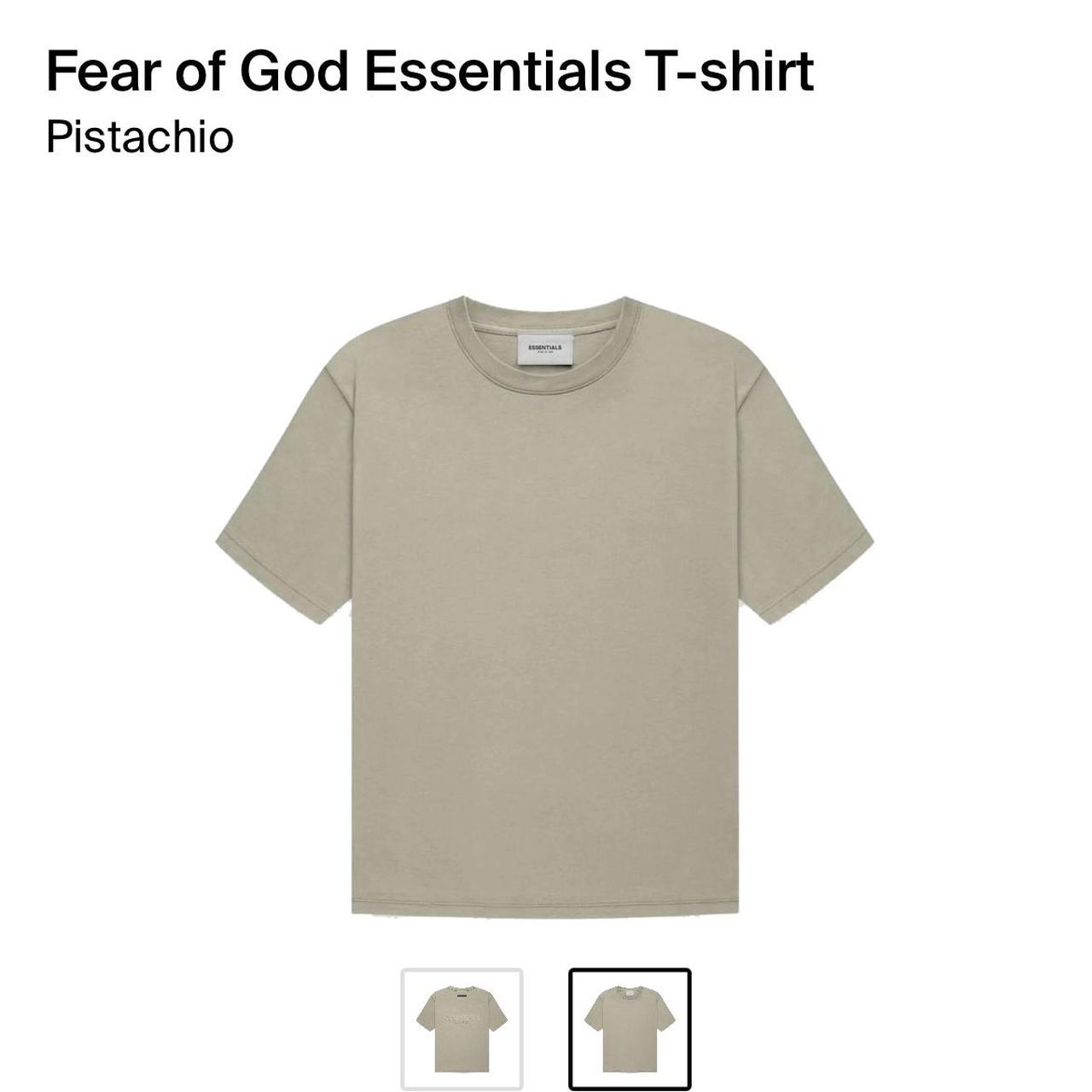 Fear of god essentials t shirt Size S or M Brand new... - Depop