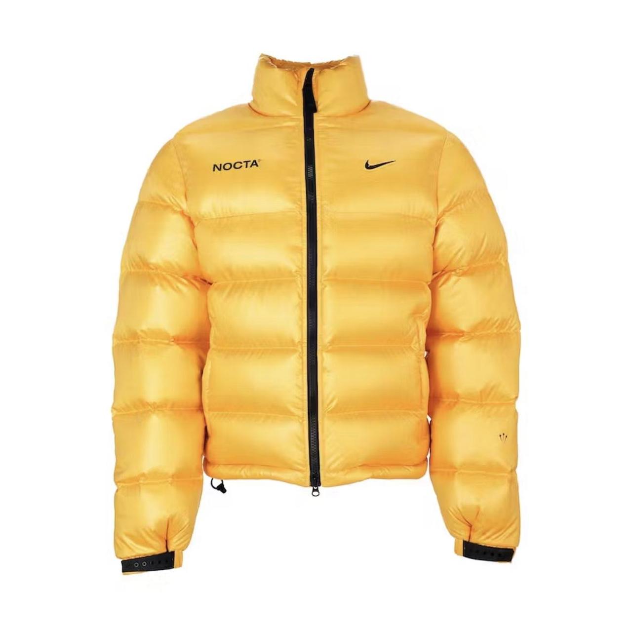 Drake x Nike NOCTA Puffer Jacket Yellow Size... - Depop