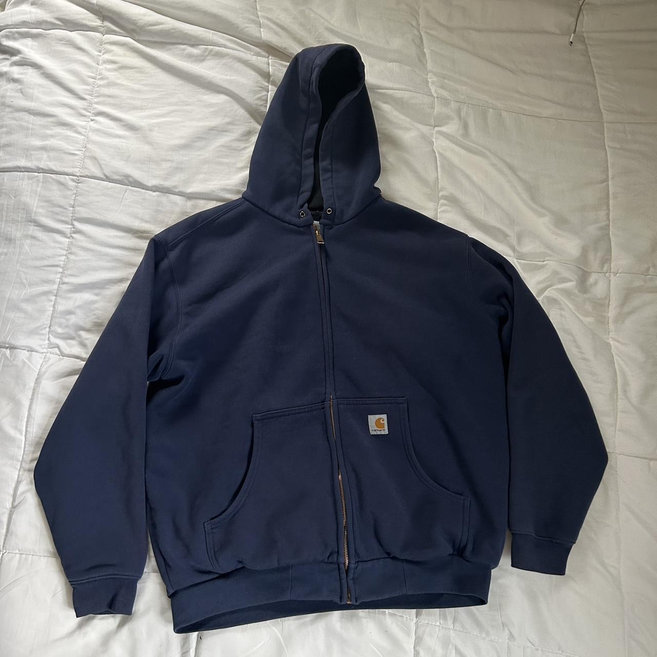 Carhartt Zip Up Hoodie size L lmk if u have any... - Depop