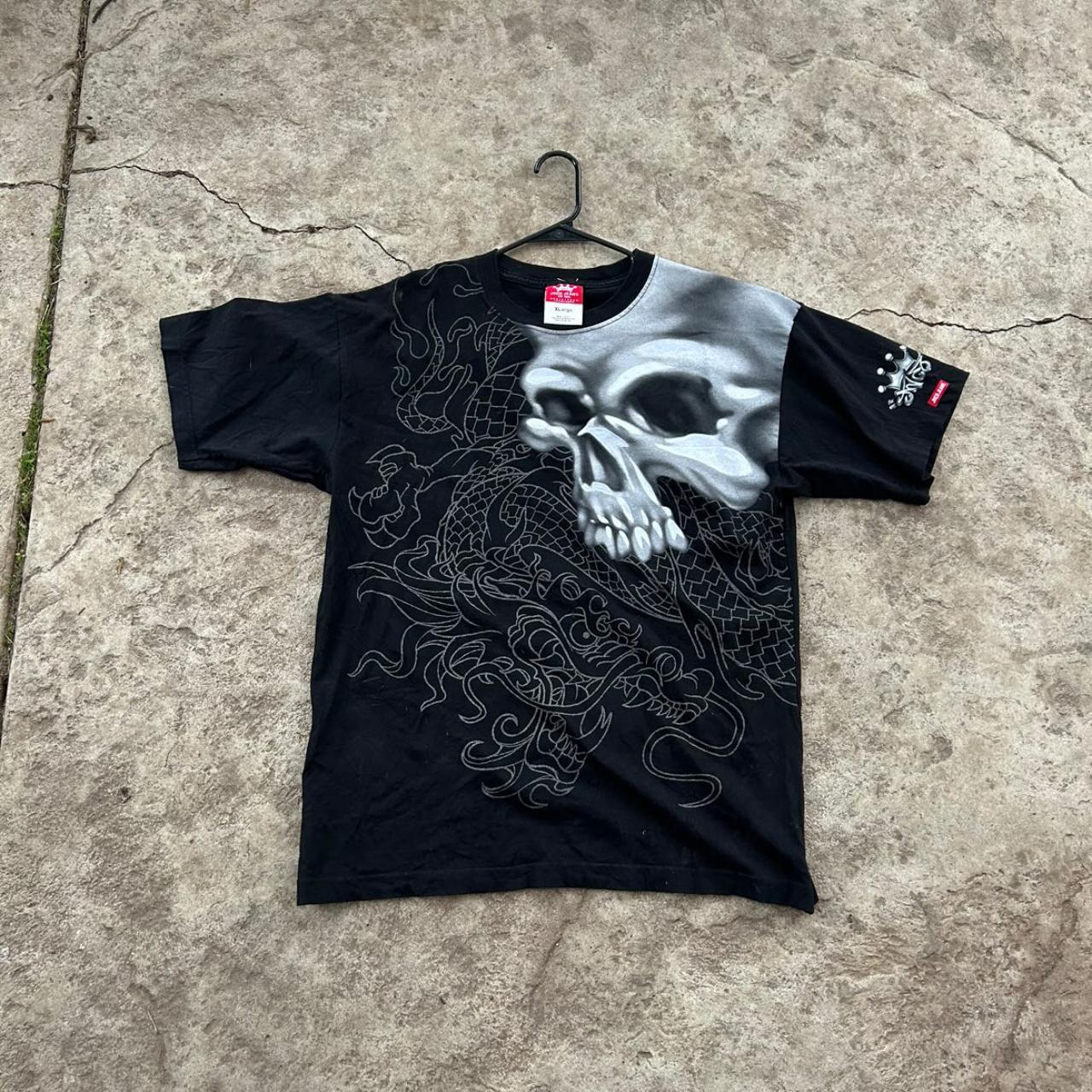 Jnco dragon skull shirt really nice shirt with a... - Depop