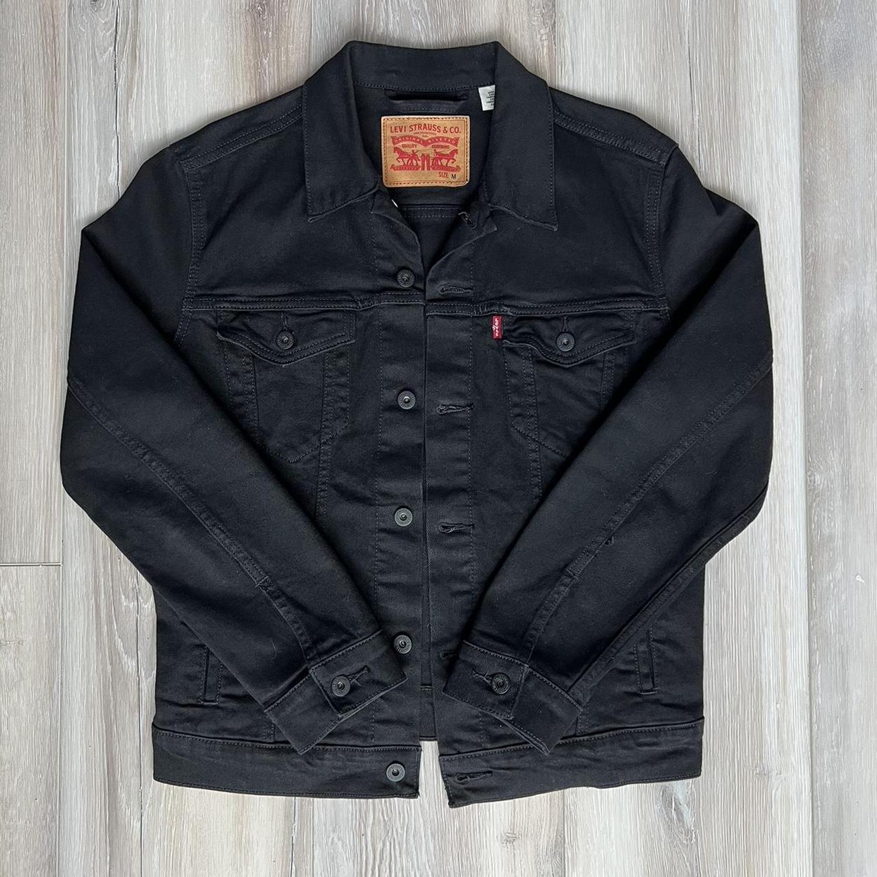 New Levi s black trucker Jacket. I love the denim Depop