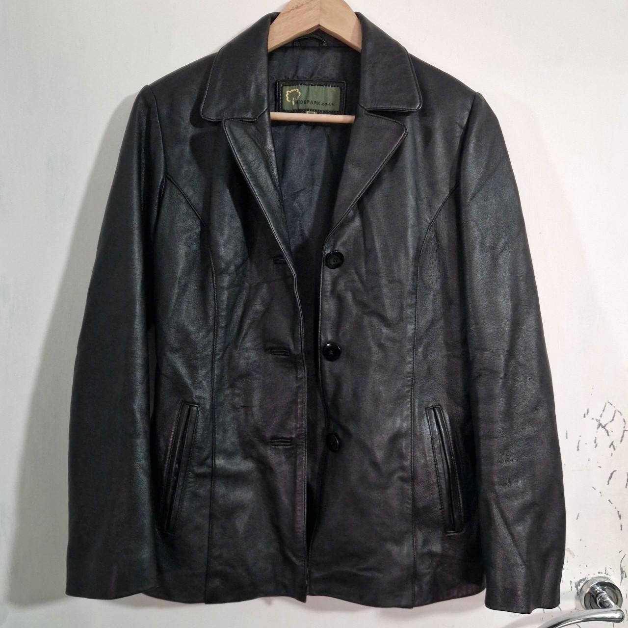 Hidepark Leather Jacket Fits Small, to size... - Depop