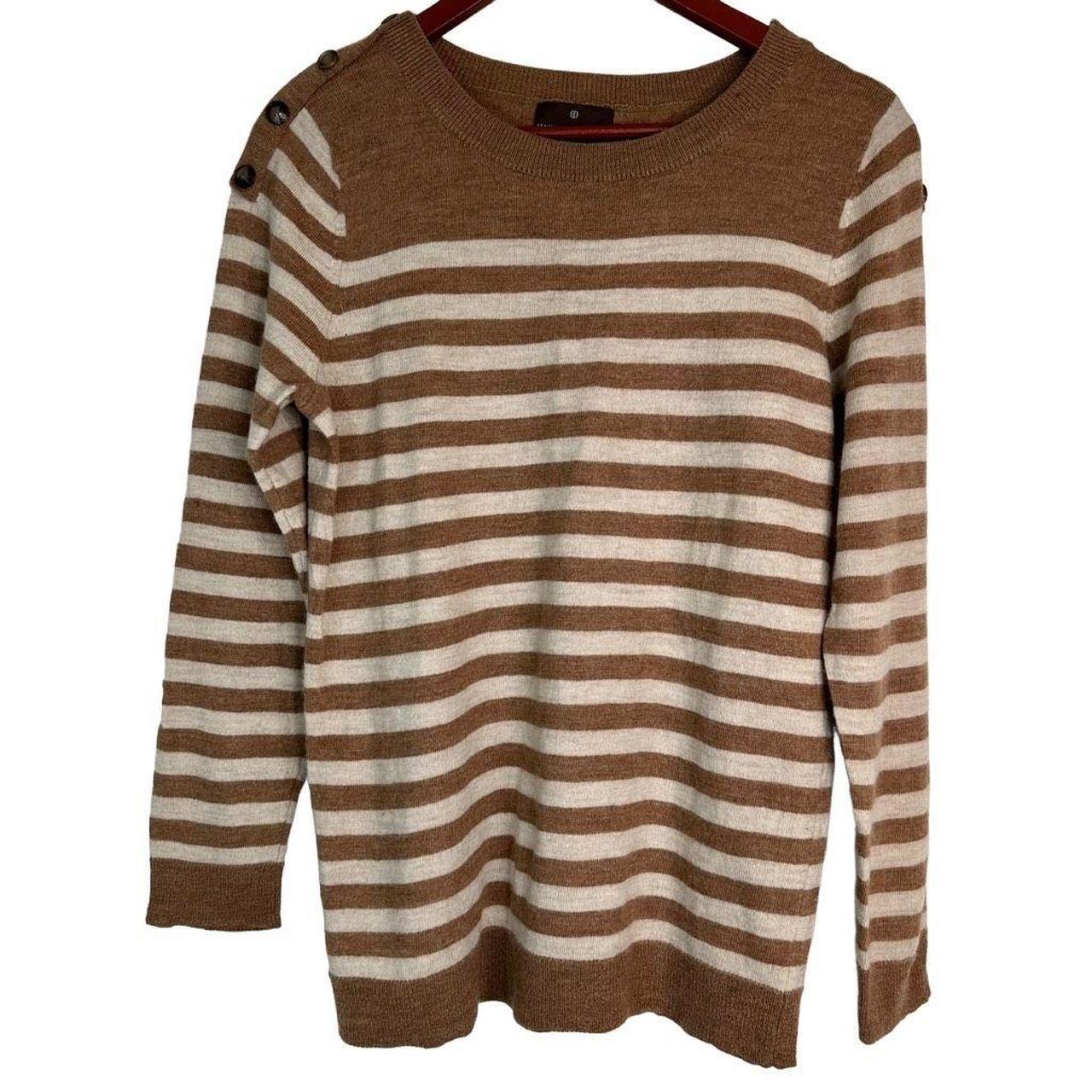 Fenn Wright Manson 100% Merino Wool Striped orders Sweater