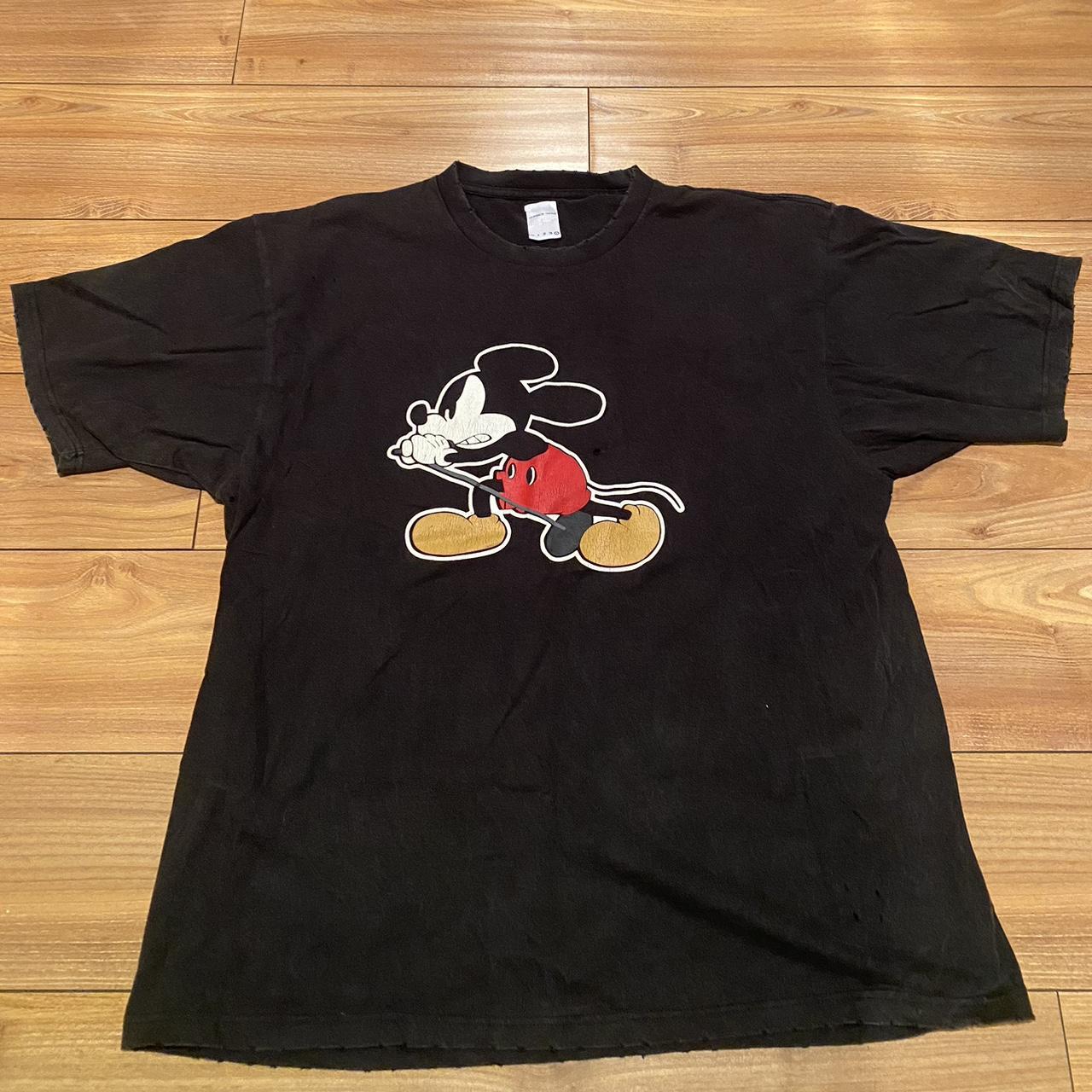 number nine white tag mickey tee TEXT ME BEFORE... - Depop