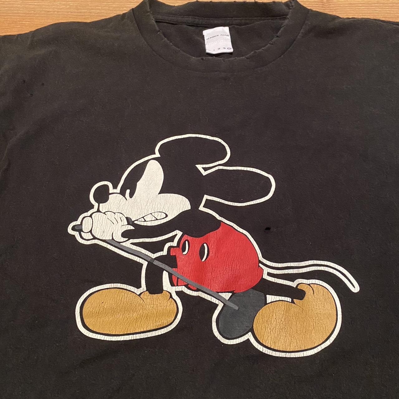 number nine white tag mickey tee TEXT ME BEFORE... - Depop