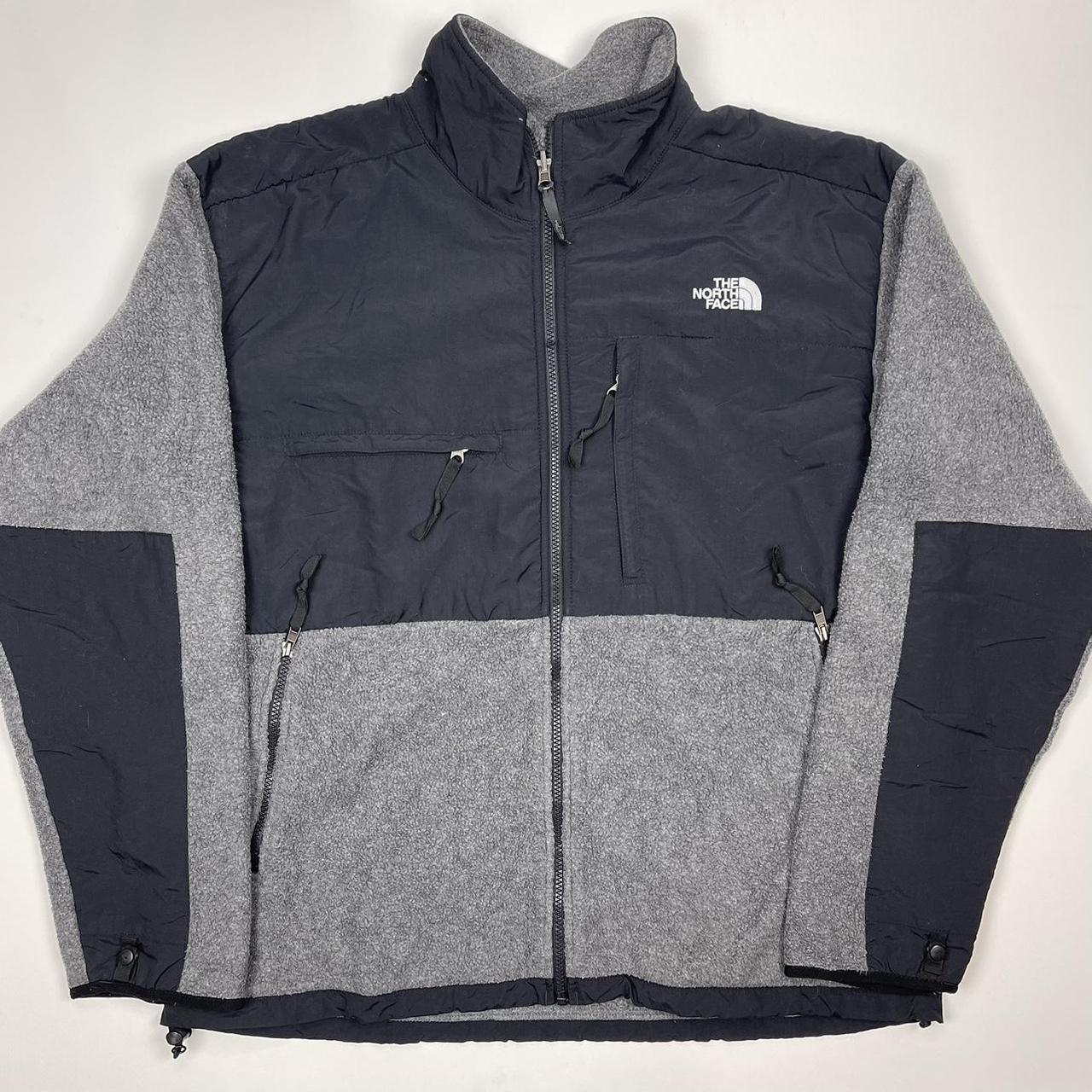 The North Face Men's Grey and Black Jacket | Depop