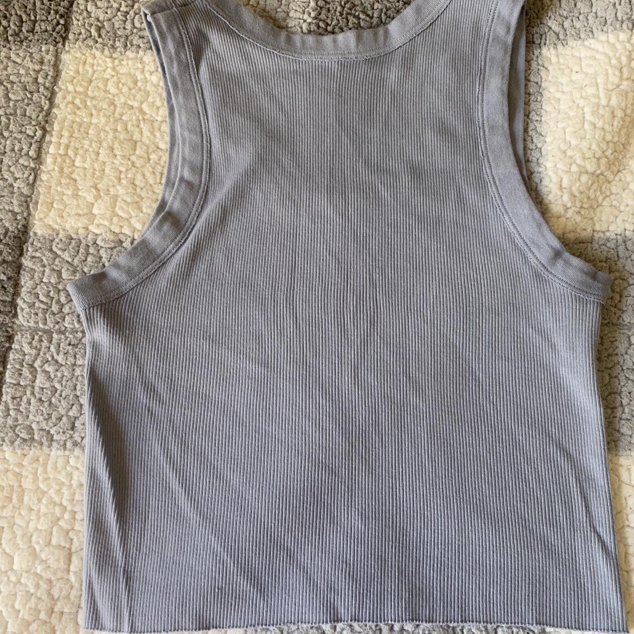 Brandy Melville connor tank top Ribbed, stretchy - Depop
