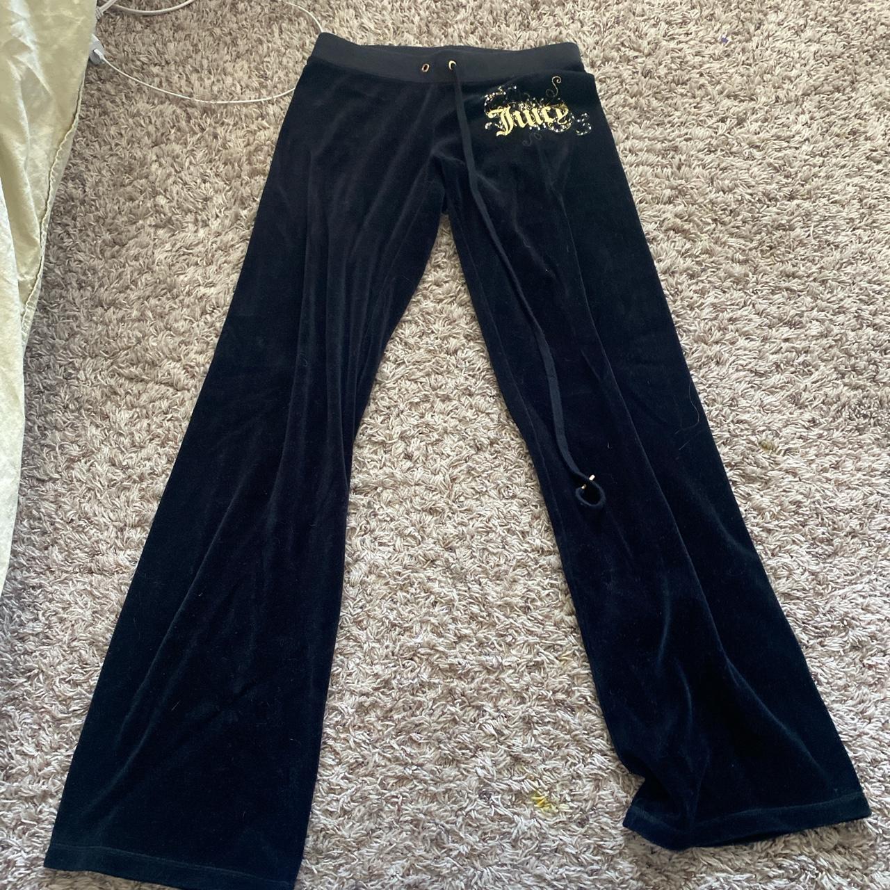 Juicy Couture Women's Black Trousers | Depop