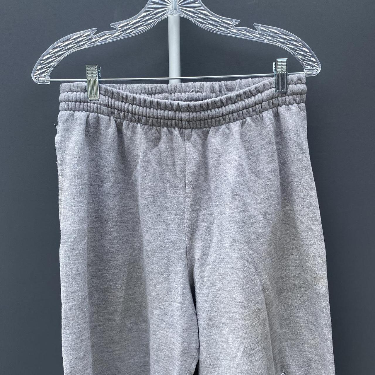 Grey Fruit Of The Loom Sweatpants Size: M - could... - Depop