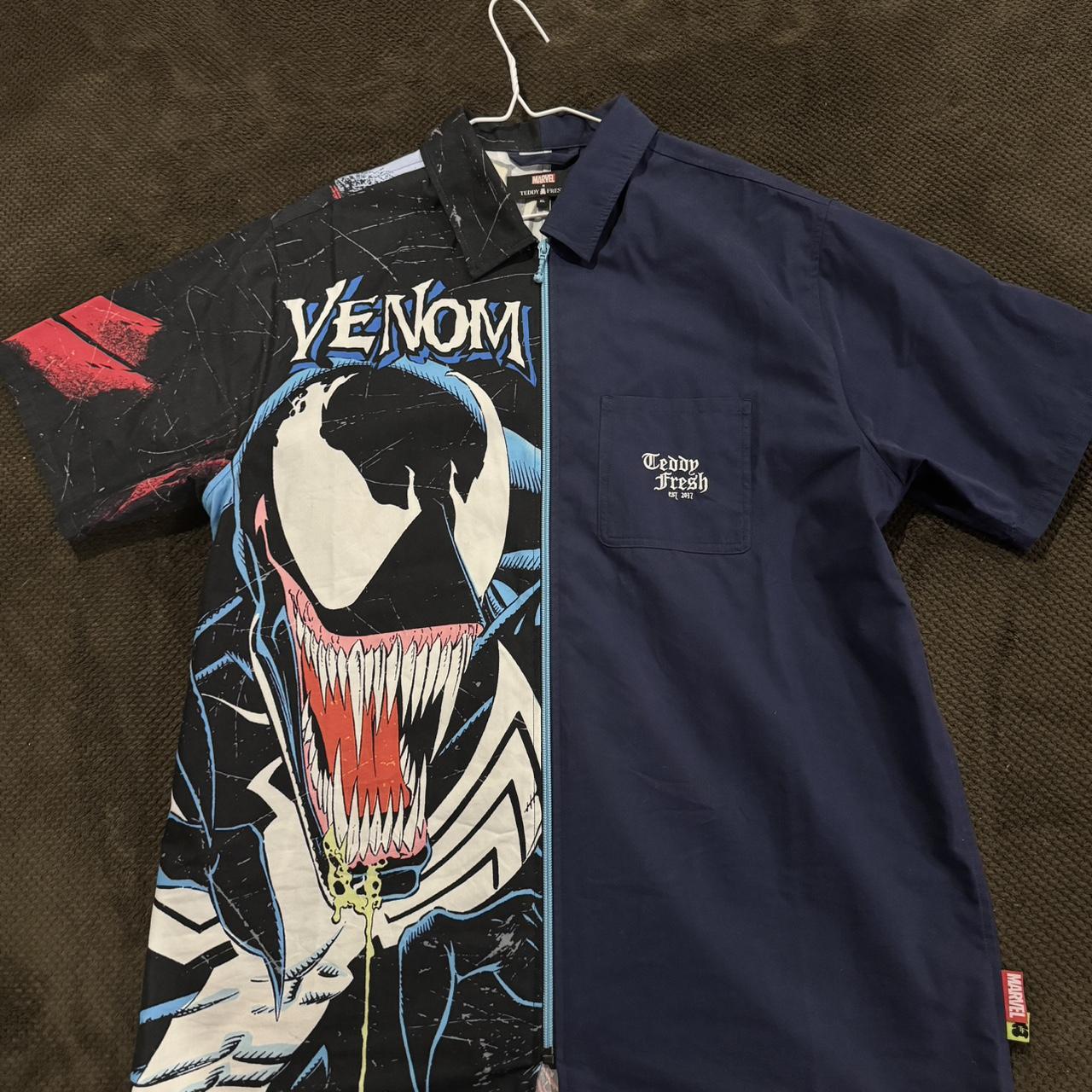 Teddy Fresh Venom 50/50 shirt Tried on and it Depop