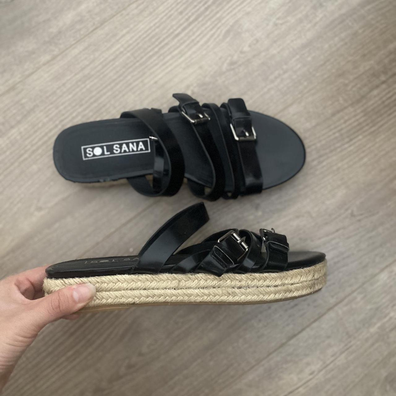 Sol sana sale black sandals