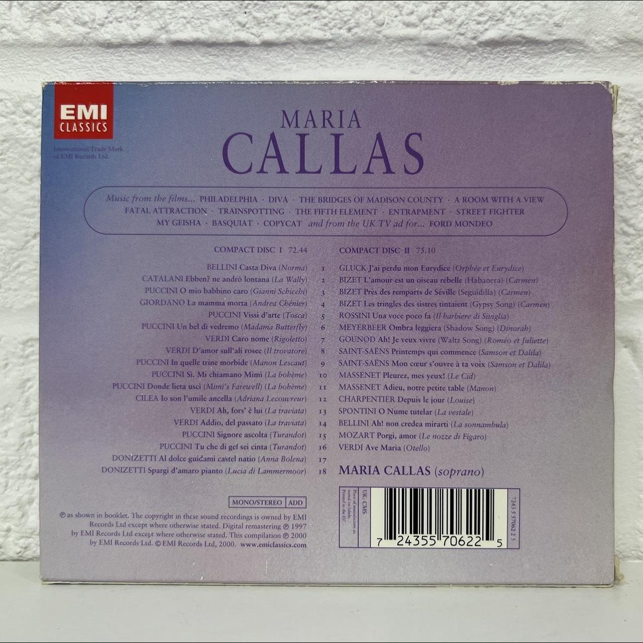 Maria Callas CD Collection Box Set Of 2 CDs Album... - Depop