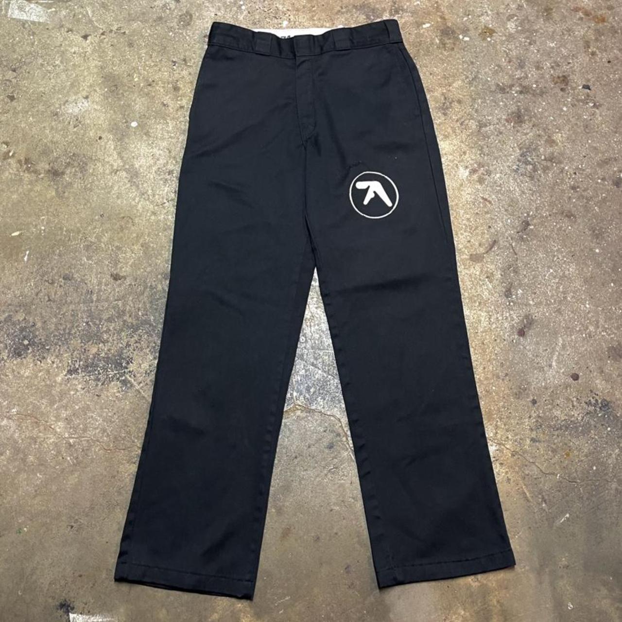 Vintage Aphex Twin Embroidered Dickies 874 Tagged a - Depop