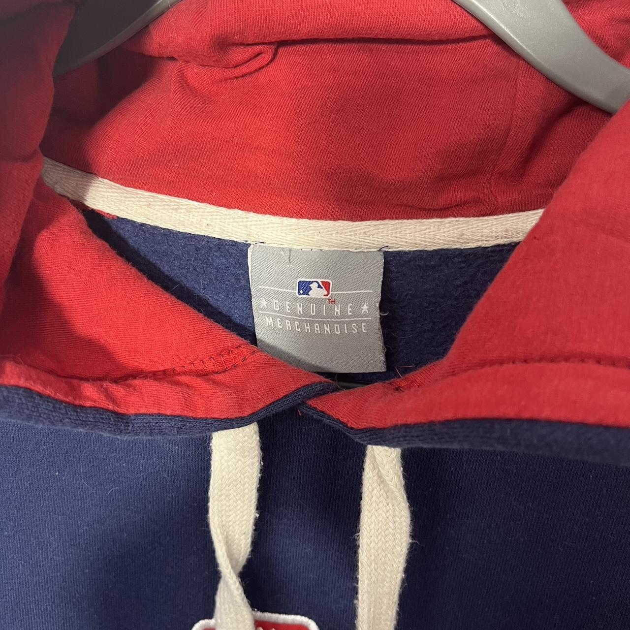 softest little red sox baseball hoodie very thin, - Depop