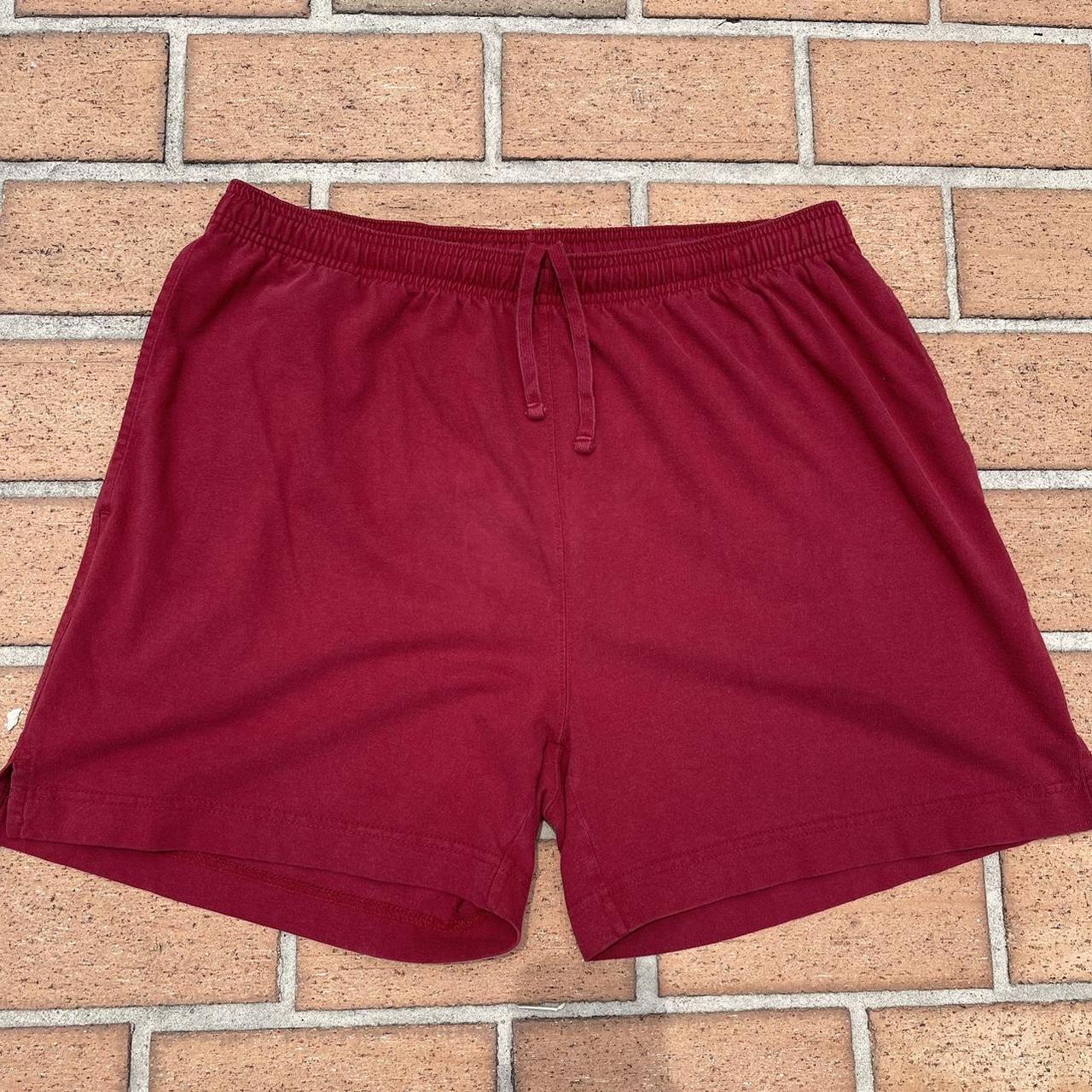 Roundtree & Yorke Men's Red Shorts Depop